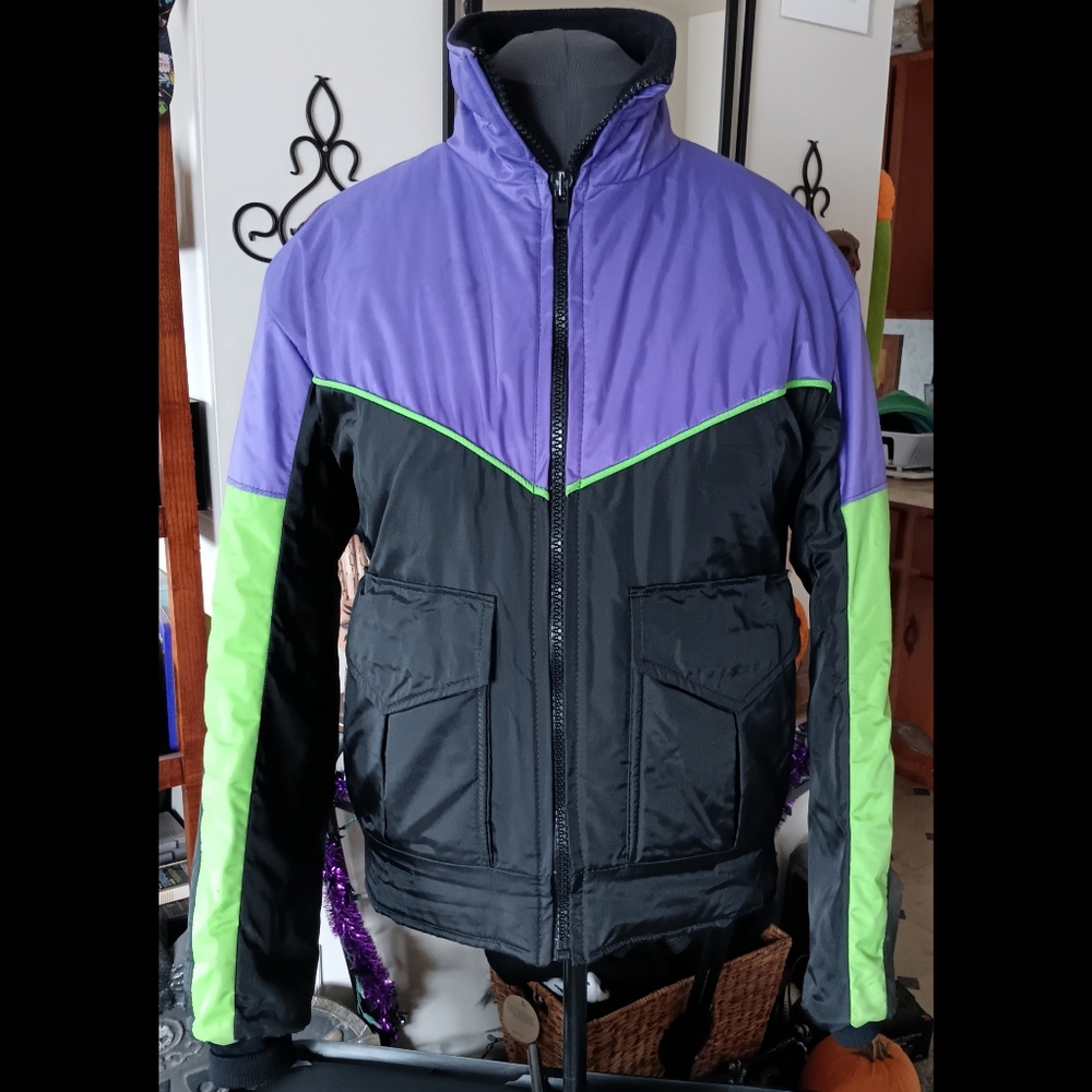 🖤 Vintage Sno Rider Snowmobile Jacket Thinsulate Winter Medium Ski Snow Mens